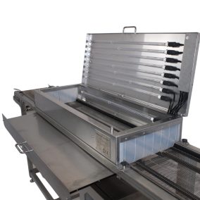SZÁLLÍTÓSZALAG UV-C FERTŐTLENÍTŐ ALAGÚTTAL